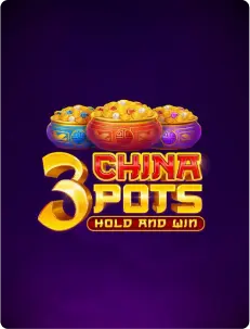 3 China Pots